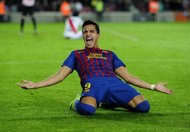 sanchez double as barca cut real lead to three