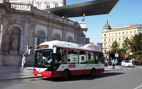 electric buses roll across viennas streets