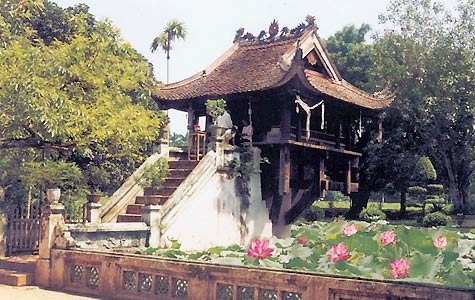 one pillar pagoda receives asian recognition