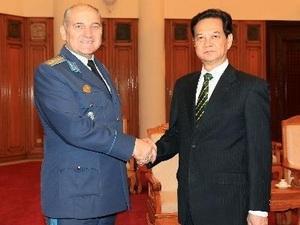 prime minister welcomes bulgarian defence chief