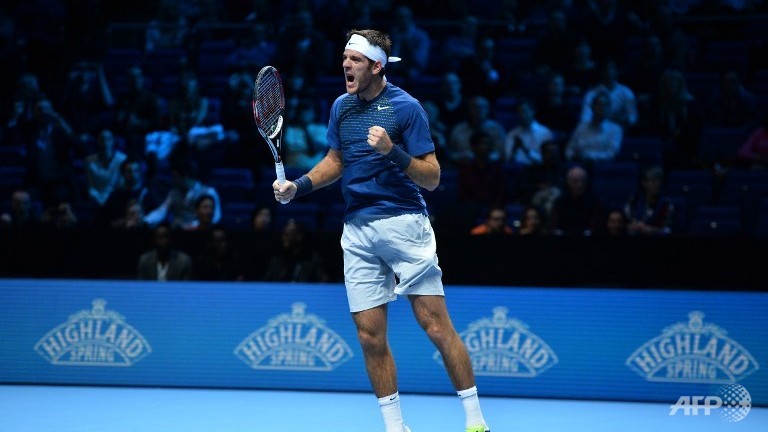 del potro hits back to down gasquet