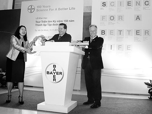 bayer roadshow in hearty ho chi minh city welcome