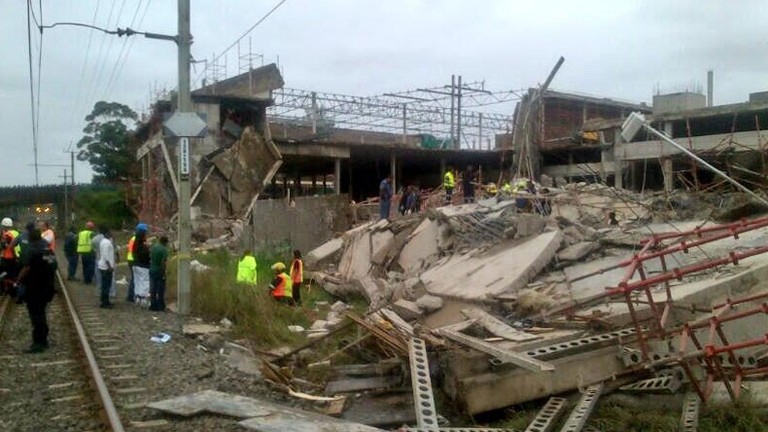 one dead 50 feared trapped in south africa mall collapse