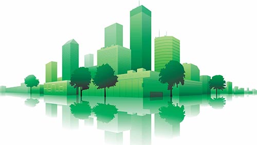 Country profits from green building