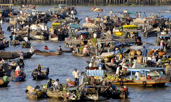 can tho to fix up cai rang floating market