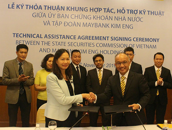 maybank kim eng and state securities commission of vietnam renew collaboration