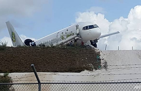 Toronto-bound Boeing jet crash-lands at Guyana airport, 10 injured