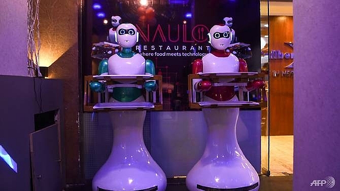 nepals first robot waiter is ready for orders