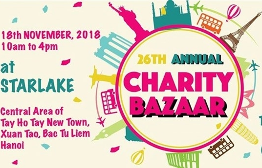 Foreign women to hold charity bazaar in Hanoi