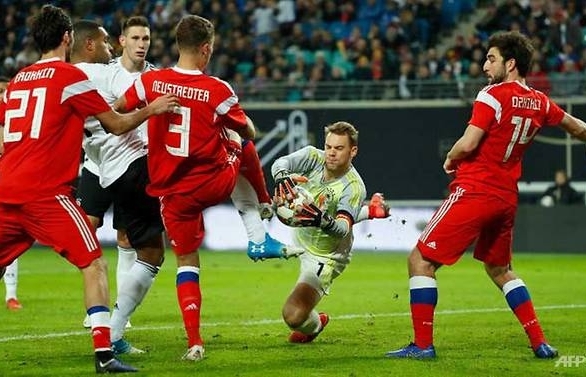 New-look Germany ease past Russia in friendly