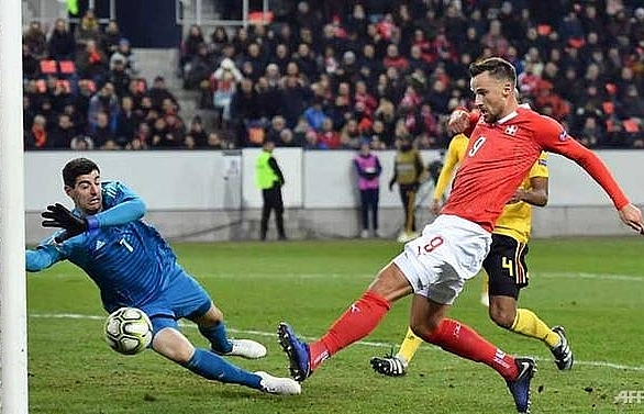 Seferovic hat-trick helps Swiss stun Belgium to reach semi-finals