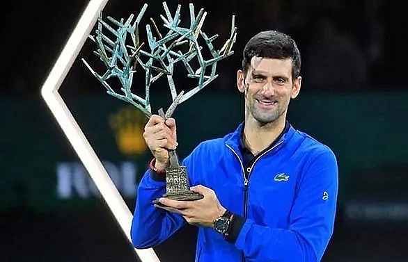 Djokovic cruises to fifth Paris Masters title