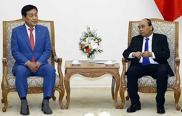 Prime Minister greets RoK financial group’s leader