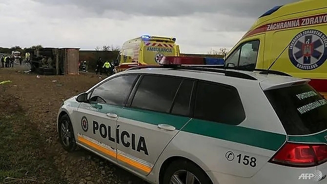 school pupils among 12 dead in slovakia bus crash