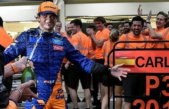 Sainz claims McLaren's first podium since 2014 after 'unbelievable' race