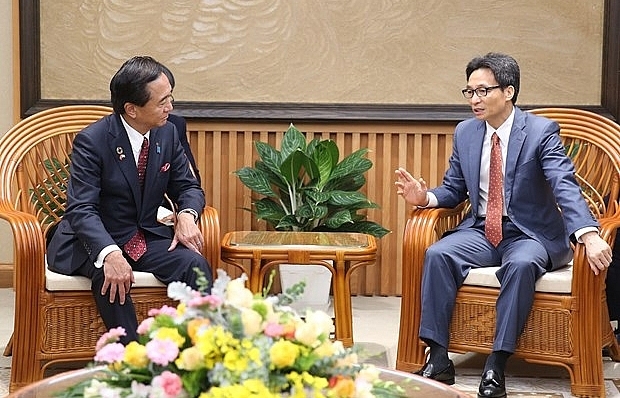 Deputy PM receives Japan’s Kanagawa Governor