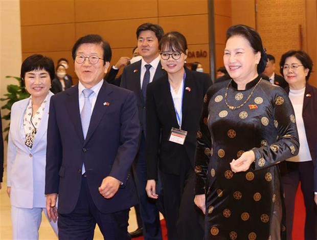 korean top legislator wraps up visit to vietnam