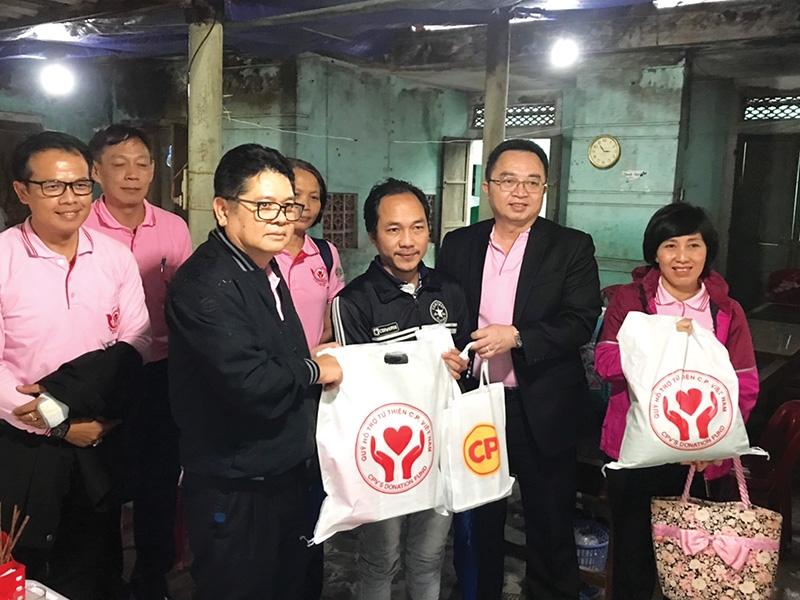 cp vietnam continues charity in central vietnam