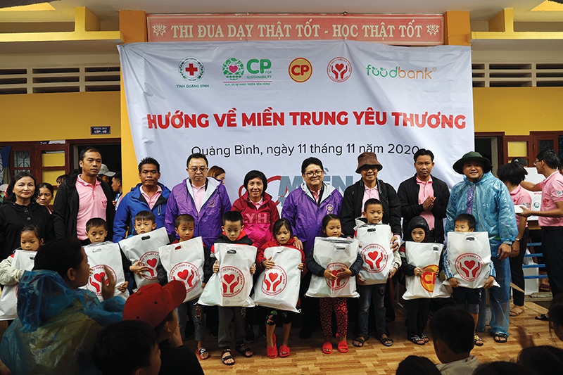 cp vietnam continues charity in central vietnam
