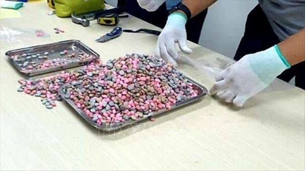 over 20 kilogrammes of drugs found inside fast delivery parcels