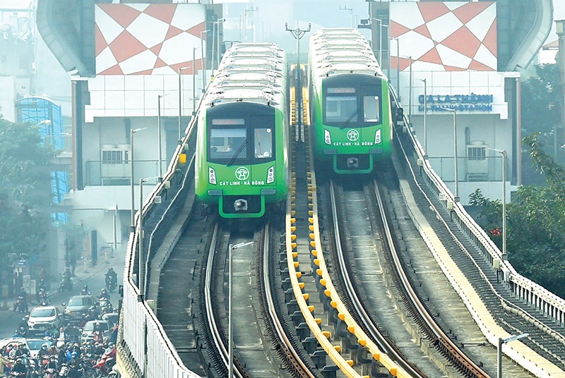 The Ha Dong-Cat Linh line in Hanoi is set to be the first of several to be developed this decade, Photo: Le Toan