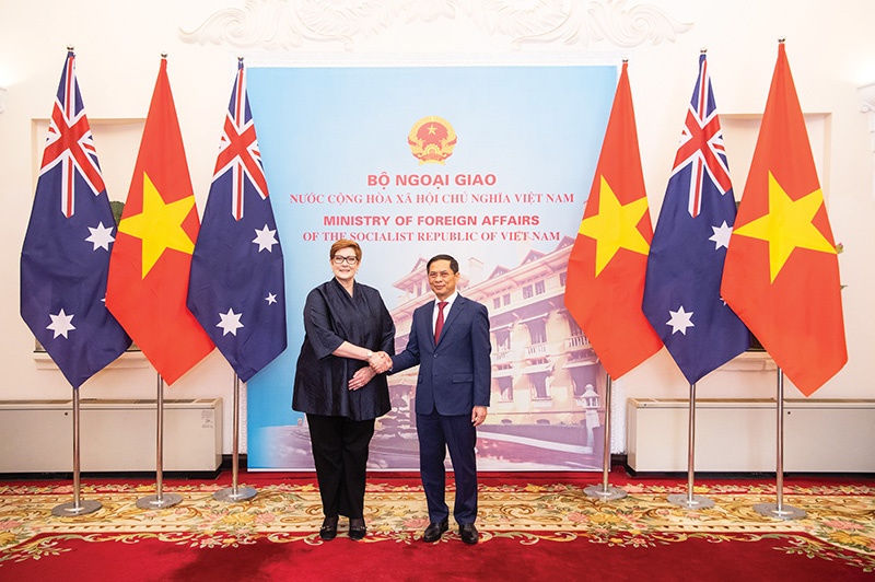 Australia’s Minister of Foreign Affairs Marise Payne met with Vietnamese counterpart Bui Thanh Son
