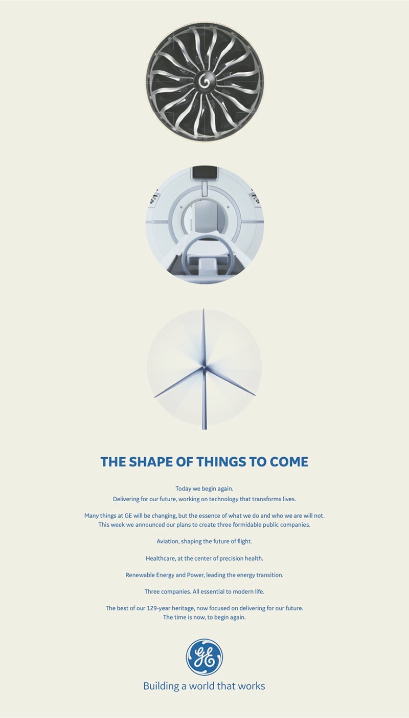 The shape of things to come: How innovation defines the next chapter in GE history