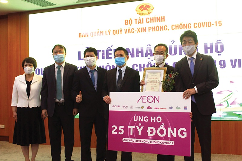 AEON has donated to the country’s national vaccine fund in the COVID-19 battle