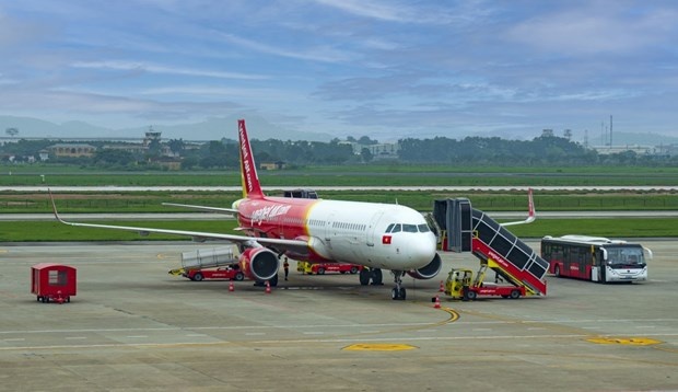 As many as 209 tourists from the Republic of Korea (RoK) will come to Phu Quoc on a Vietjet flight. (Photo: Vietjet)