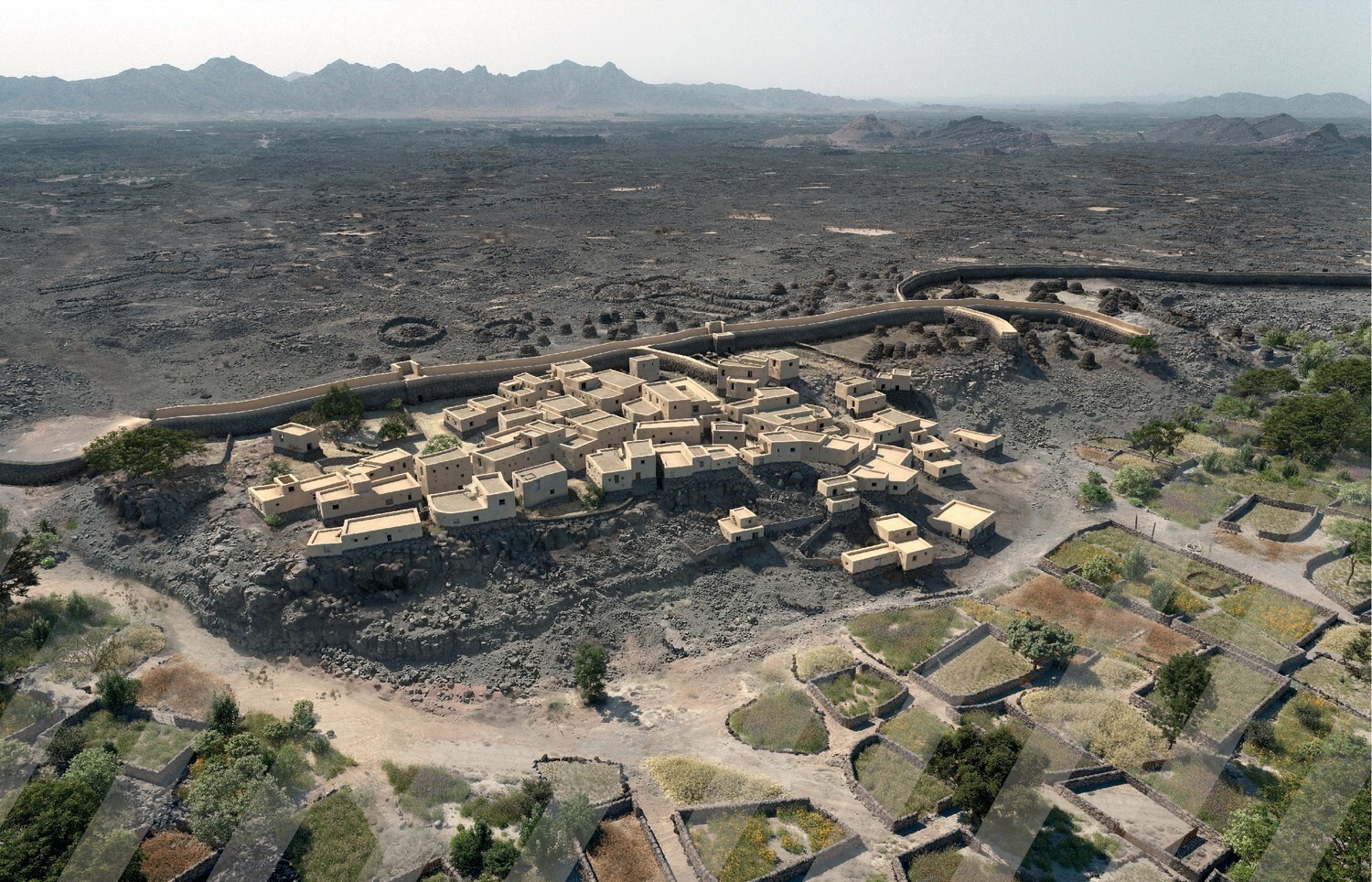 Archaeologists discover Bronze Age town buried in northwest Arabia, the region's first discovery of its kind