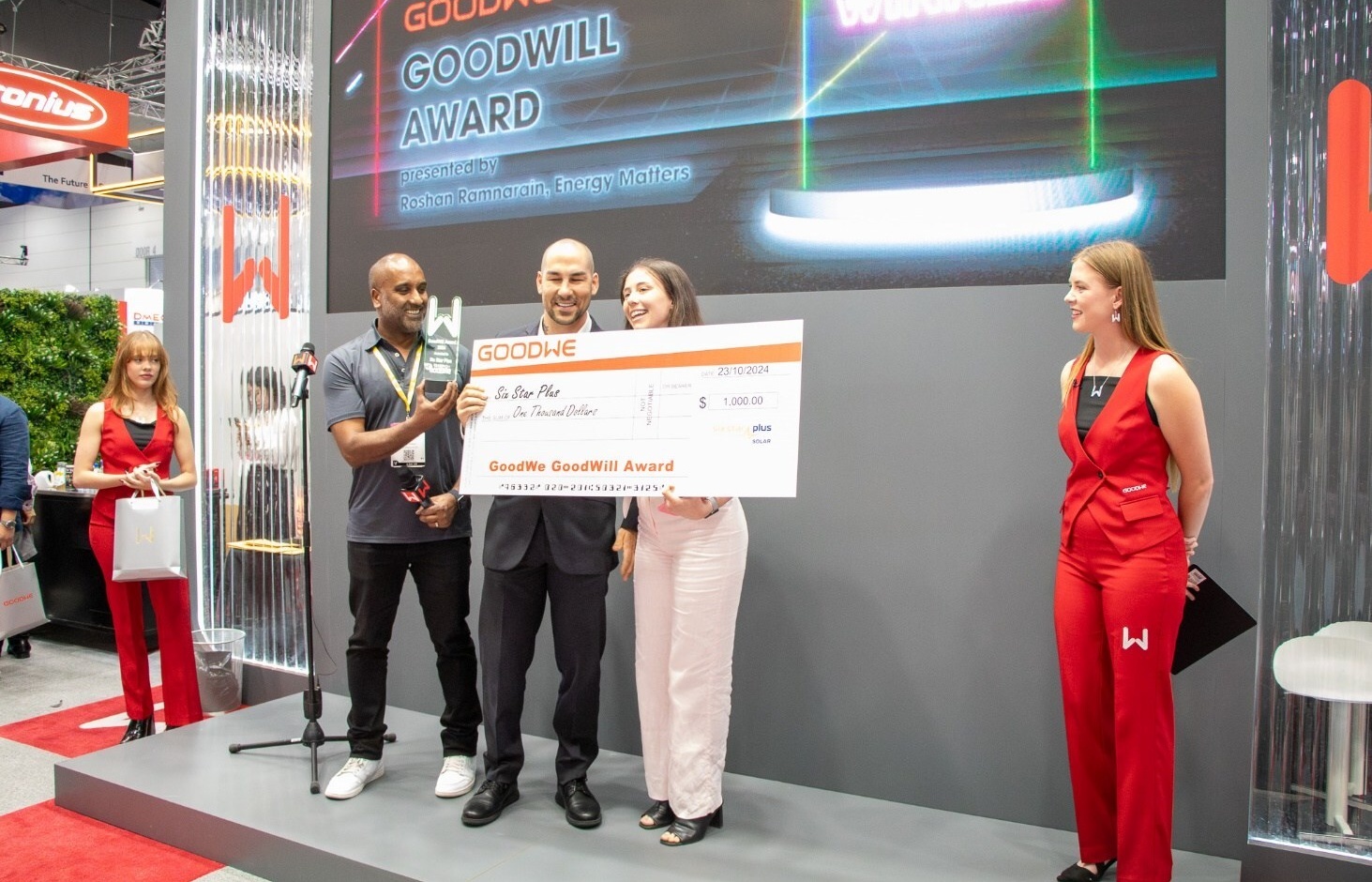 GoodWe Australia Hosts Inaugural Awards Event at All Energy 2024, Shining a Light on Solar Success and Community Contributions