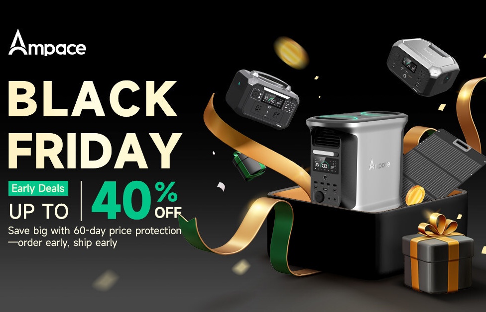 Ampace Unveils Unbeatable Black Friday Discounts on Portable Power Stations