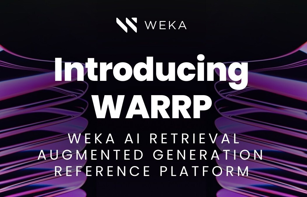 WEKA Debuts New Solution Blueprint to Simplify AI Inferencing at Scale