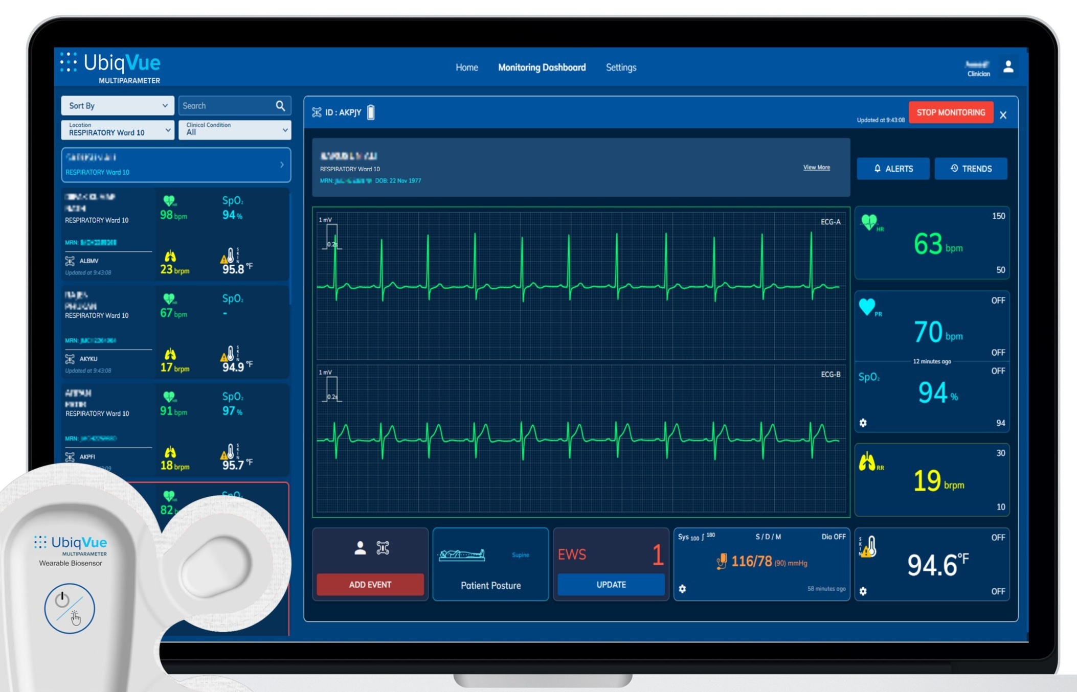 LifeSignals Receives FDA 510(k) Approval for UbiqVue™ 2A Multiparameter System