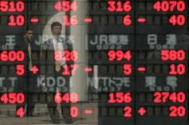 Asian markets mostly up, euro falls further