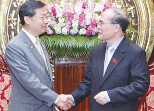 assembly chairman meets with thailand senate leader