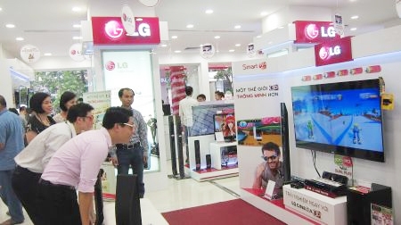 Attractive promotions at LG brand shop system