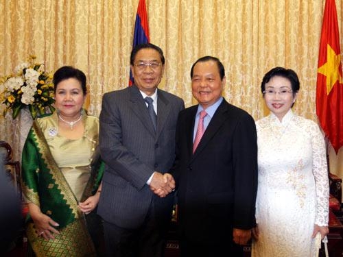 Lao leader visits Ho Chi Minh City