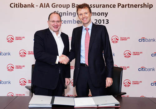 citi inks partnership with aia