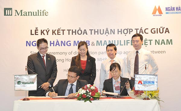 manulife vietnam enters in bancassurance partnership with mekong housing bank