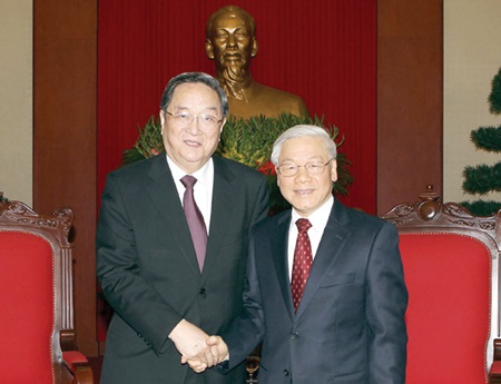 chinese political advisor visits vn