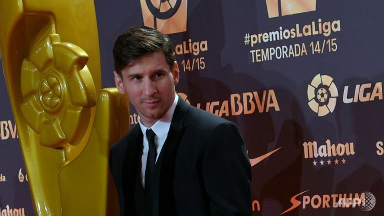 messi voted la ligas top striker for 2014 2015