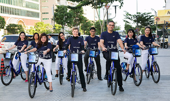 citi vietnam promotes healthy lifestyle and environment protection