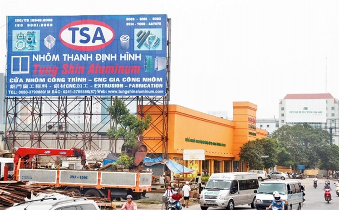 many ha noi billboards violate law