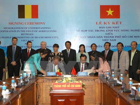 hcm city belgian province bolster agricultural partnership