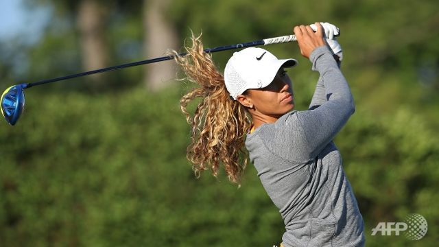 cheyenne woods in contention at dubai masters