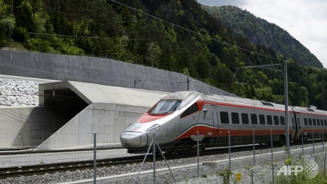 worlds longest tunnel opens regular service in switzerland