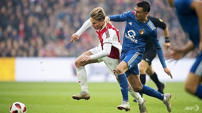 psg to snatch ajax star de jong from man city in record 75 million deal report