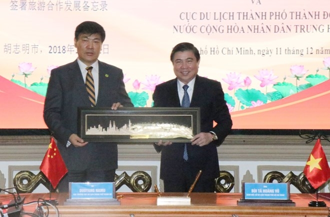 hcm city chinas chengdu boost trade tourism links