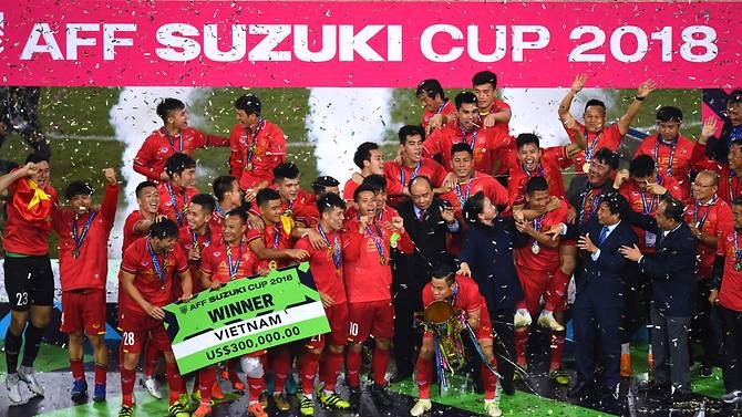 wild celebrations in hanoi as vietnam win suzuki cup